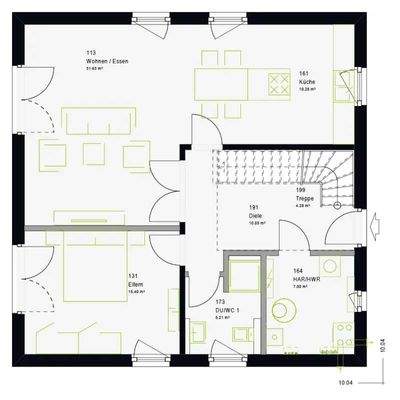 Beispiel Grundriss EG