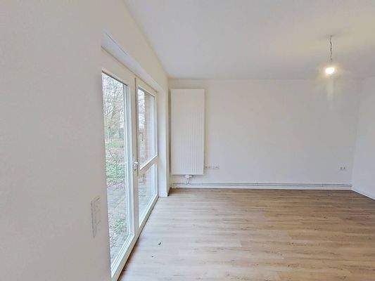 Ansicht II: Wohn- und Esszimmer