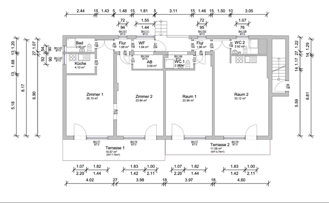 Grundriss Hochparterre