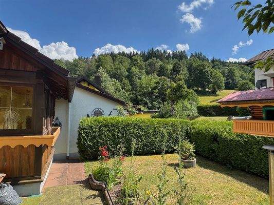 Gartenansicht-Eingangsseite