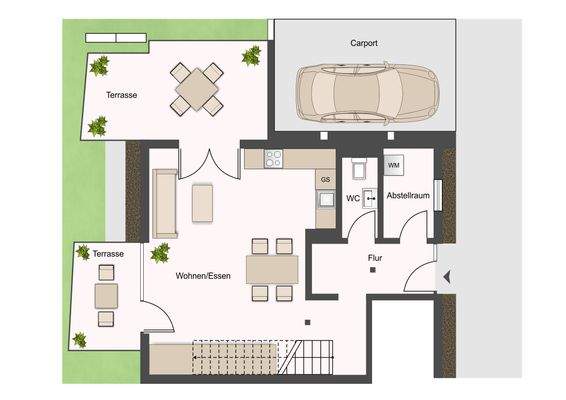 Grundriss - Erdgeschoss