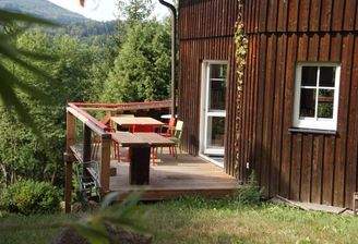 Terrasse mitten in der Natur