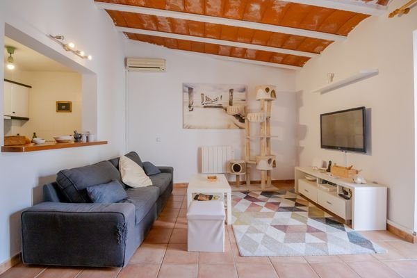 Entzückendes Apartment in mitten der lebendigen Altstadt Ibiza mit zwei Zimmern und zwei Bädern