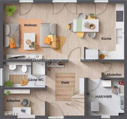 Grundriss Einfamilienhaus Flai