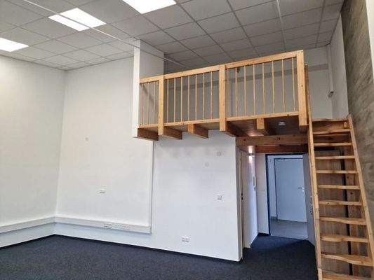 Wohnung mit Blick zur Schlafempore 