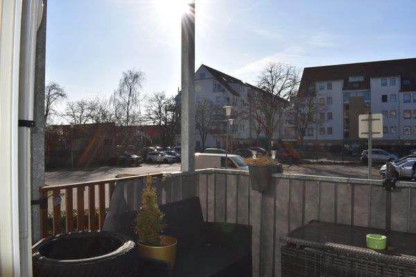 Ausblick vom Balkon