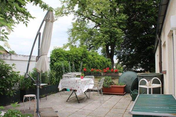 Dachterrasse über der Garage