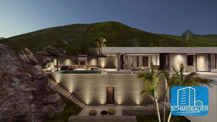 Kreta, Agios Pavlos: Riesiges Küstengrundstück mit Baugenehmigung zu verkaufen