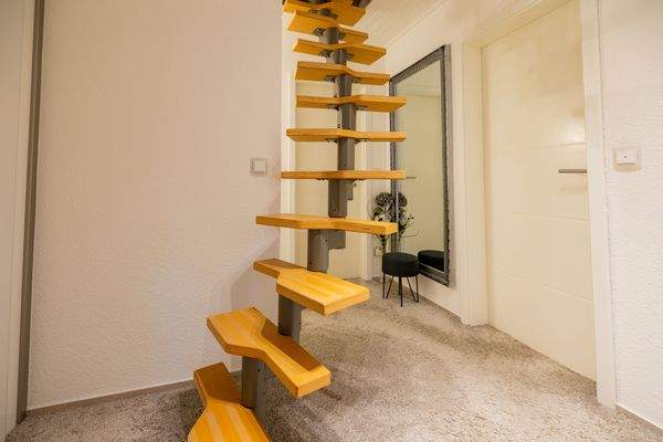 Treppenaufgang zum Spitzboden