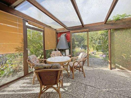 Überdachte Terrasse