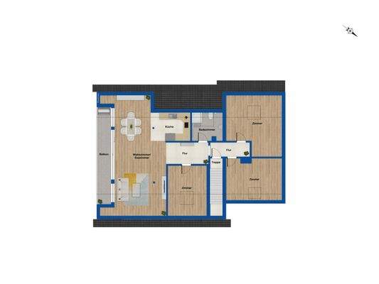 Grundriss Dachgeschoss