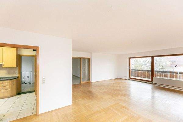 Ess-Wohnbereich, Blick Balkon_EG