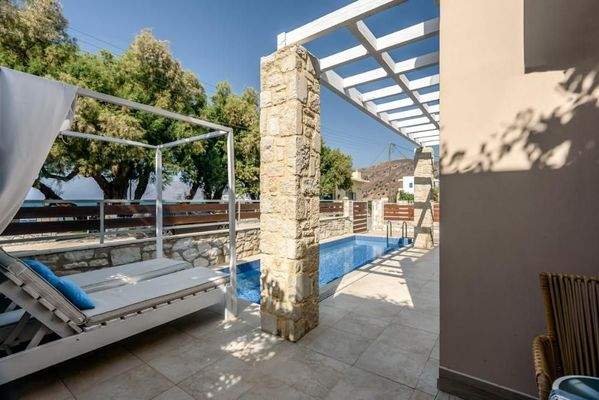 Kreta, Nopigia: Schöne Villa am Meer mit privatem Pool auf Kreta zu verkaufen