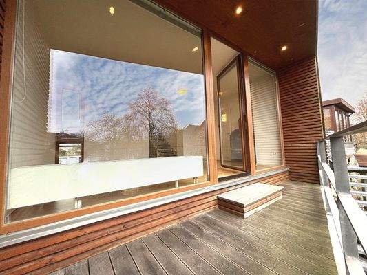 Balkon mit Beleuchtung