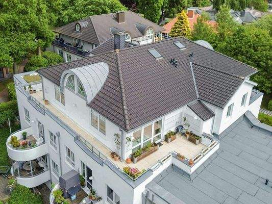 Penthouse-Luxus im Grünen – urban &amp; ruhig zugleich