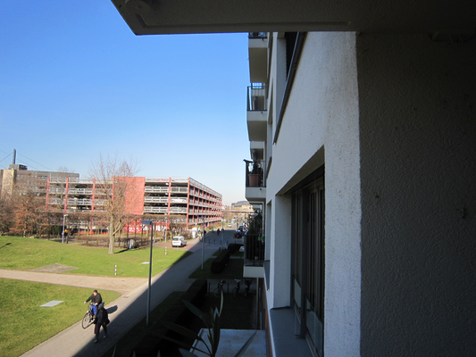 Blick vom Balkon