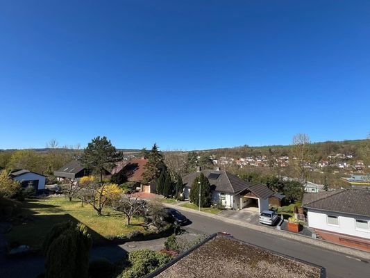 Herrlicher Ausblick vom Balkon