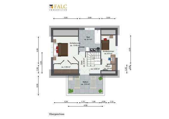 Grundriss Obergeschoss