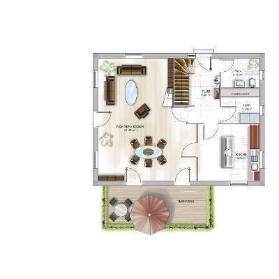 ICON 3+ TRE - EG Grundriss