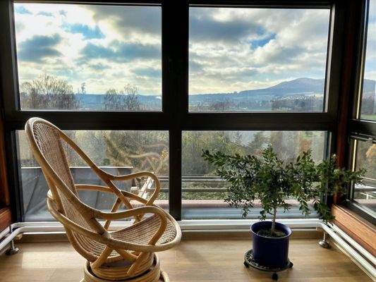 Erkerfenster mit traumhafter Sicht