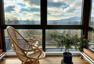 Erkerfenster mit traumhafter Sicht