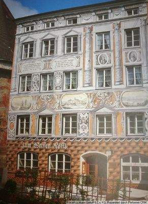 Restaurierte Fassade