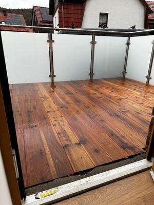 Wohnzimmer mit anschließender Terrasse