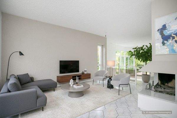 Wohnbereich visualisiert