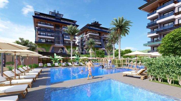 Real Estate with Private Beach in Alanya Kargicak