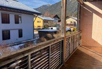 Balkon mit Bergblick