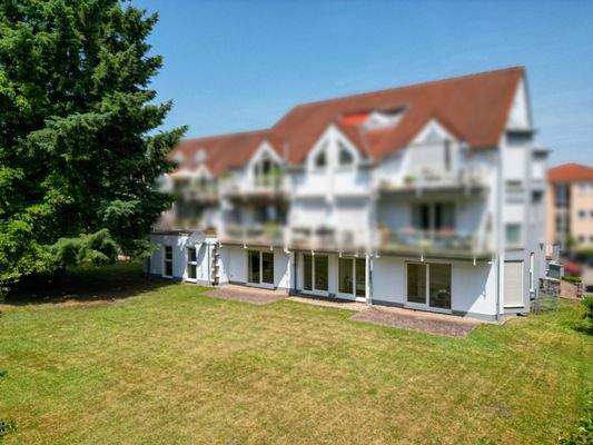 Vogelperspektive Haus links Rückansicht