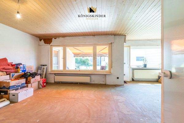 Blick in den Wohnbereich (EG)