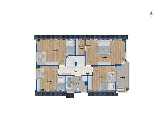 Grundriss Dachgeschoss