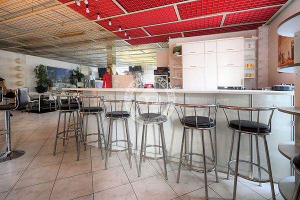 Die Küche mit Thekenbereich