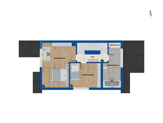 Grundriss Dachgeschoss