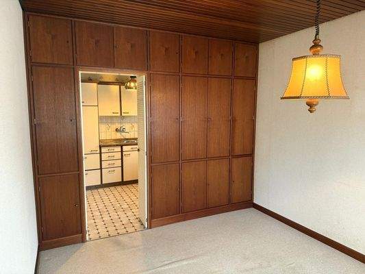 Blick vom Essbereich zur Küche