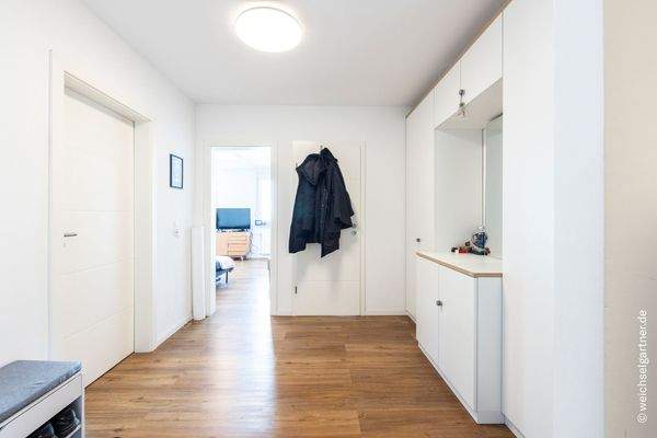 Blick in das Wohnzimmer