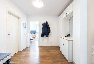 Blick in das Wohnzimmer