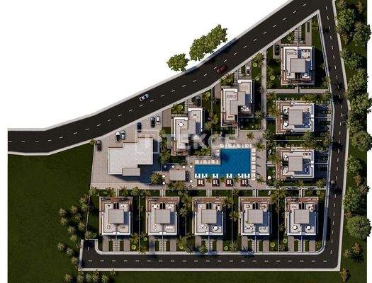 Semi Detached Villas for Sale in a Complex in Gazimağusa