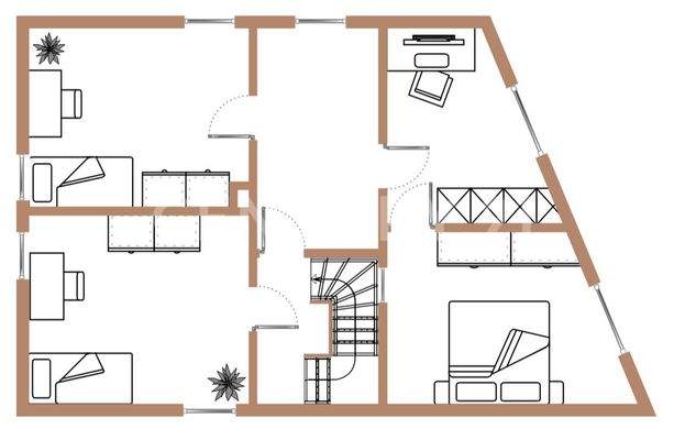 Grundriss Obergeschoss