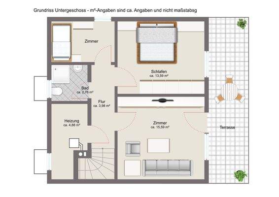 Grundriss Untergeschoss