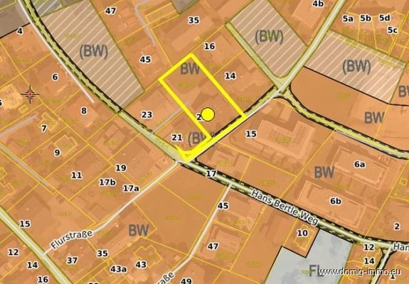 Lageplan / Widmungsplan
