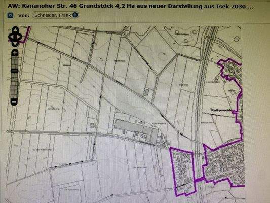 Bebauungsplan wird beantragt