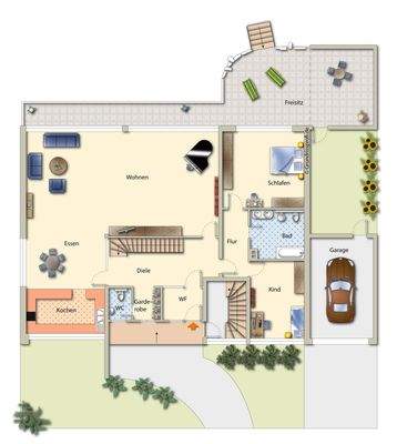 EG-Beispielmöblierung