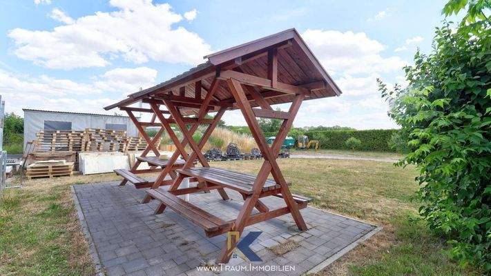 Sitzmöglichkeit im Außenbereich