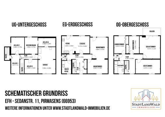 Schematischer Grundriss