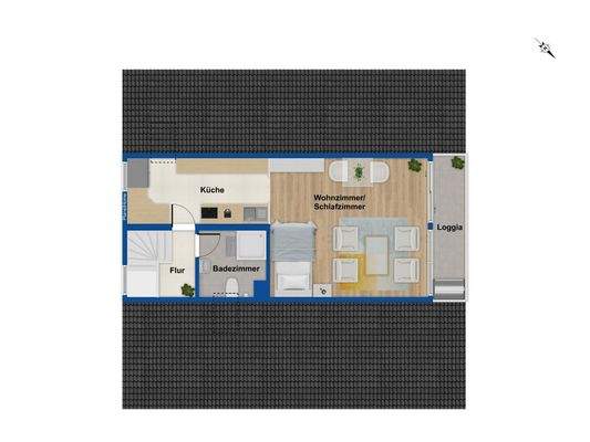 Grundriss Dachgeschoss