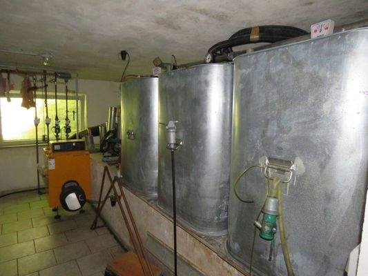 Heiz- Tankraum im Nebengebäude 