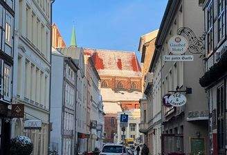 Schusterstraße Richtung Marktplatz