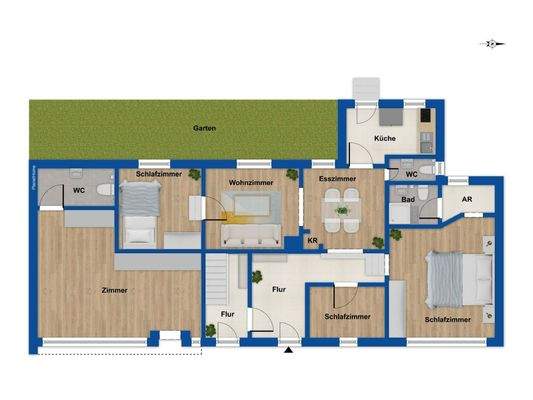 Grundriss Erdgeschoss